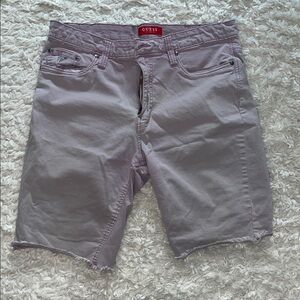 ⭐️🏳️‍🌈 Guess Men's Light Purple Jean Shorts